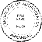  Arkansas Authorization Seal Trodat Stamp
